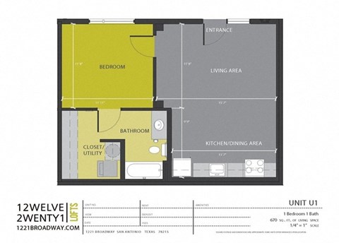 a floor plan of a studio apartment